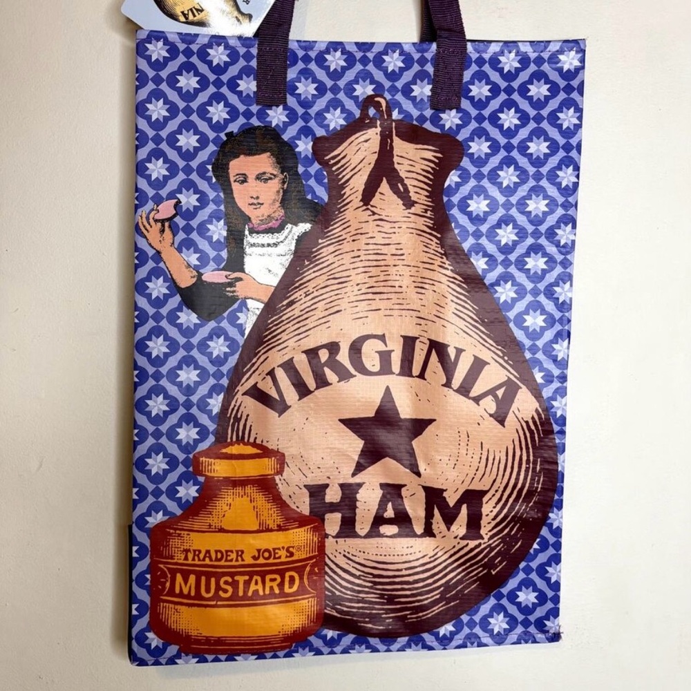 NWT Trader Joe's Reusable Virginia Ham Tote Bag